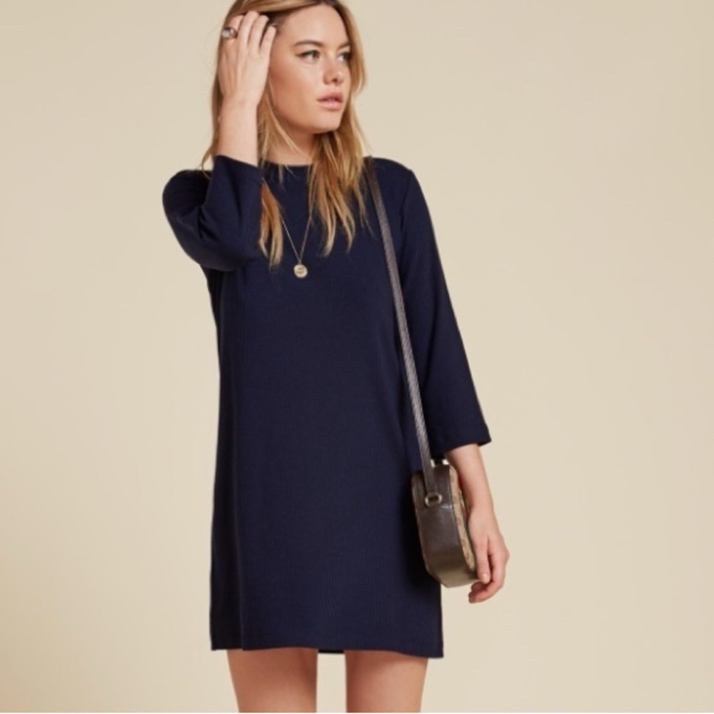 Reformation Women’s Benji Dress Navy Blue Size XS
